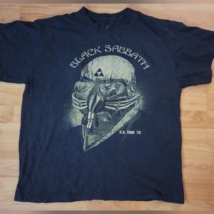 Black Sabbath US Tour 78 Modern Black Band T-Shirt 2012 - XL